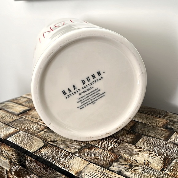 NEW Rae Dunn JINGLE Ceramic Large Canister - Picture 6 of 8